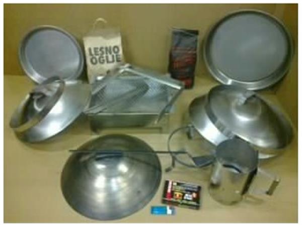  SAČ, POD PEKO, IZPOD PEKE,  premera 650mm, INOX aisi 304. Za večje druženje ! *****