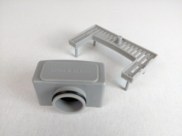 Kanaleta tuš s ŠČETKANIM pokrovom, dimenzij: 800(d)x70(š)x70(v)mm INOX